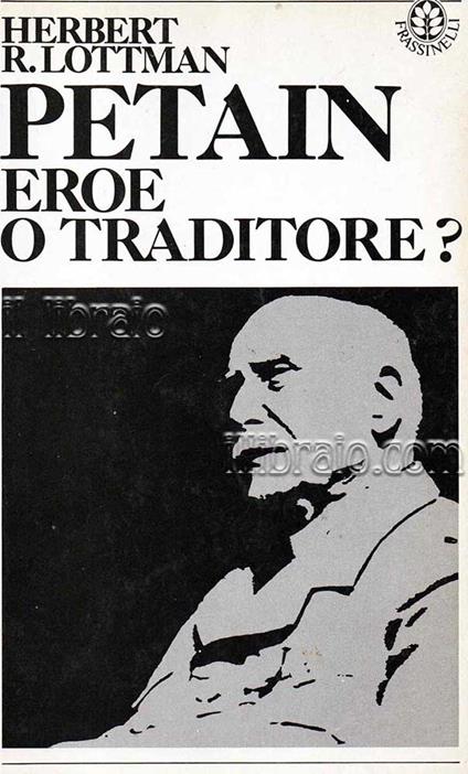 Petain eroe o traditore? - copertina