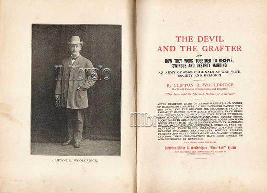 The devil and the grafter and how they work together to deceive, swindle and destroy mankind an army of 600,000 criminals at war with society and religion - copertina