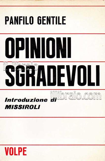 Opinioni sgradevoli - copertina