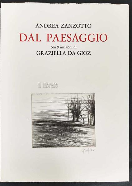 Dal paesaggio - copertina