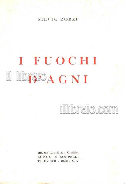 I fuochi d'agni - copertina