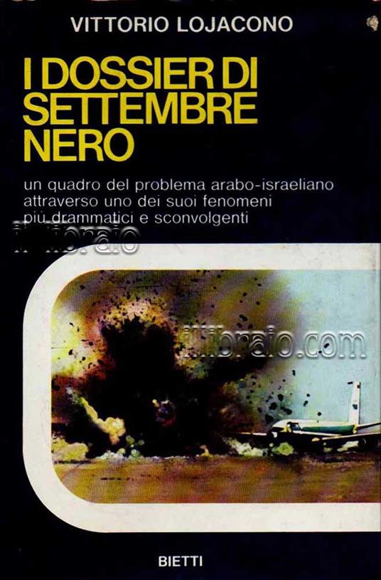 I dossier di Settembre nero - copertina