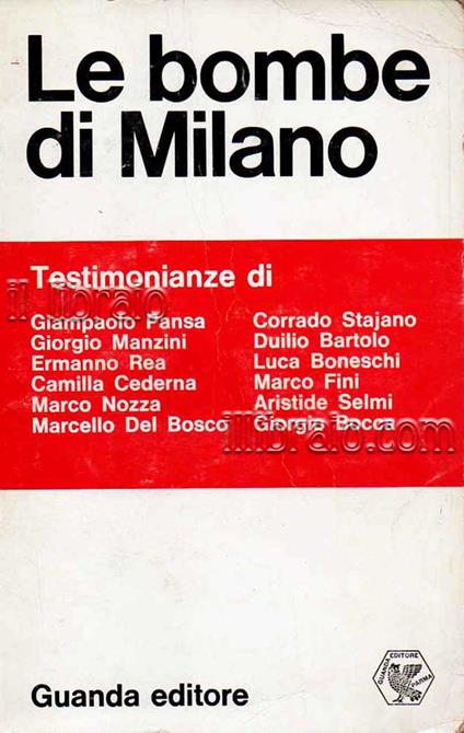 Le bombe di Milano - copertina
