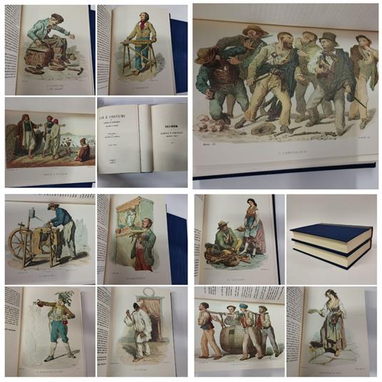 Usi e Costumi di Napoli e contorni descritti e dipinti - copertina