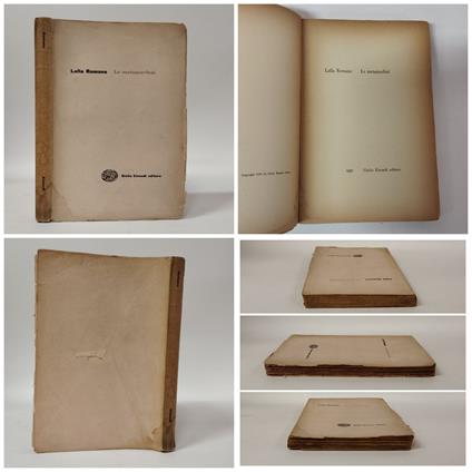 Le metamorfosi - Lalla Romano - copertina