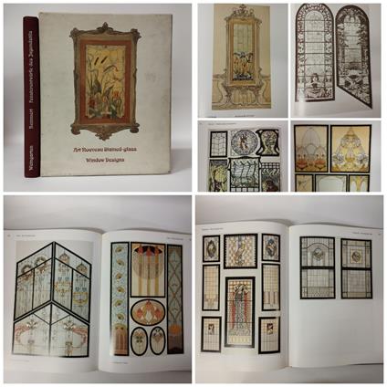 Fensterentwurfe des Jugendstils - Art Nouveau Stained glass Window design - Erhard Remmert - copertina