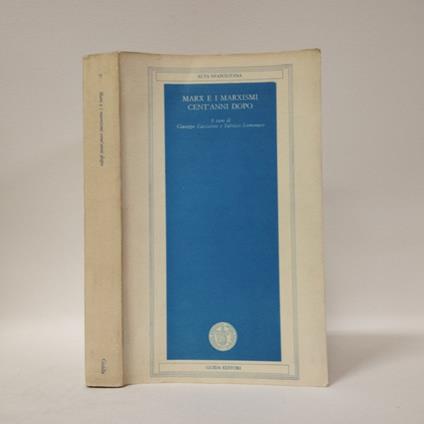 Marx e i marxismi cent'anni dopo - copertina