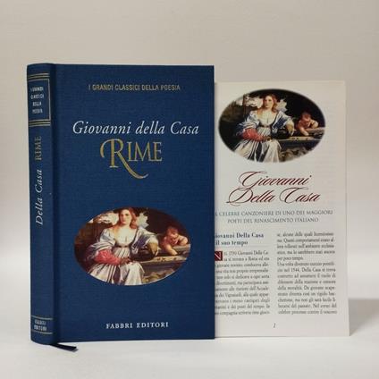 Rime - Giovanni Della Casa - copertina