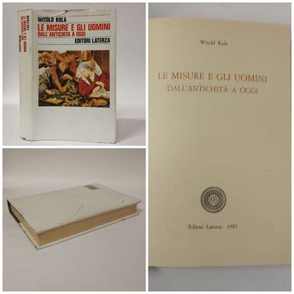 Le misure e gli uomini dall'antichità a oggi - Witold Kula - copertina