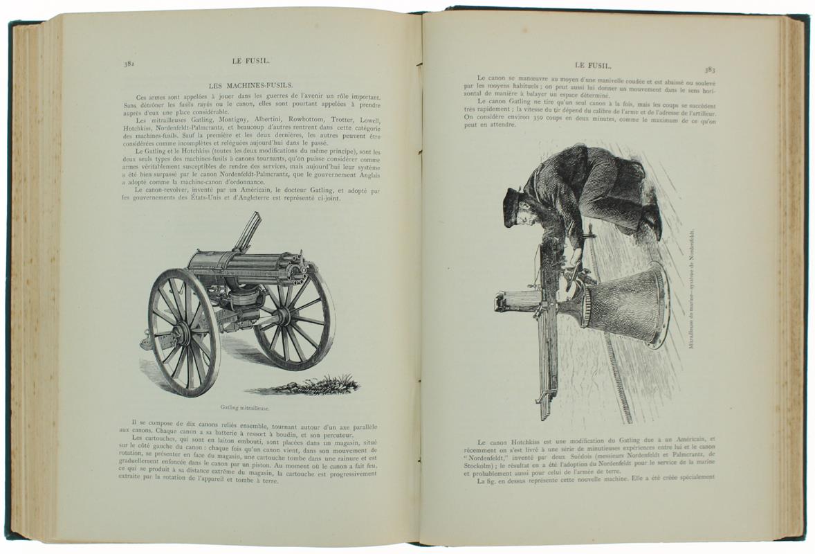 LE FUSIL ET SES PERFECTIONNEMENTS AVEC NOTES DE CHASSE. Traduction française de Georges Bonjour