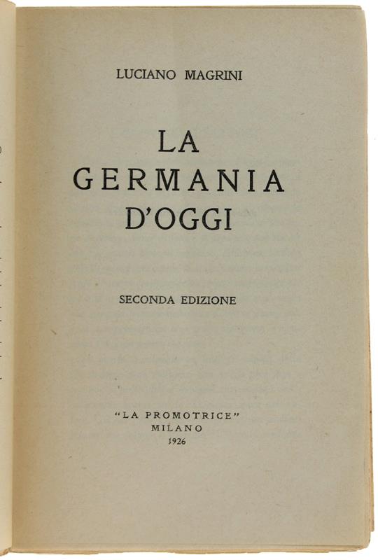 LA GERMANIA D'OGGI [freschissimo]