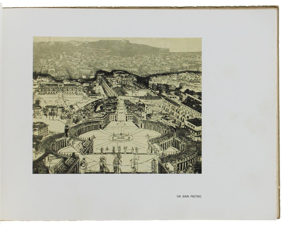 PASSEGGIATE ROMANE. 20 incisioni di Robert Carroll. Con una poesia di Giorgio Bassani