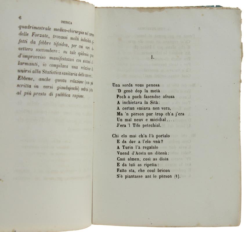 'L TIFO PETECHIAL ant le PERSON D' TURIN L'AN 1841