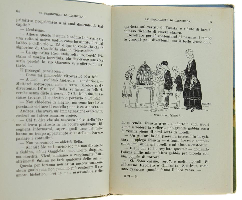 LE PRIGIONIERE DI CASABELLA - Biblioteca dei Miei Ragazzi n. 24 [edizione 1936]