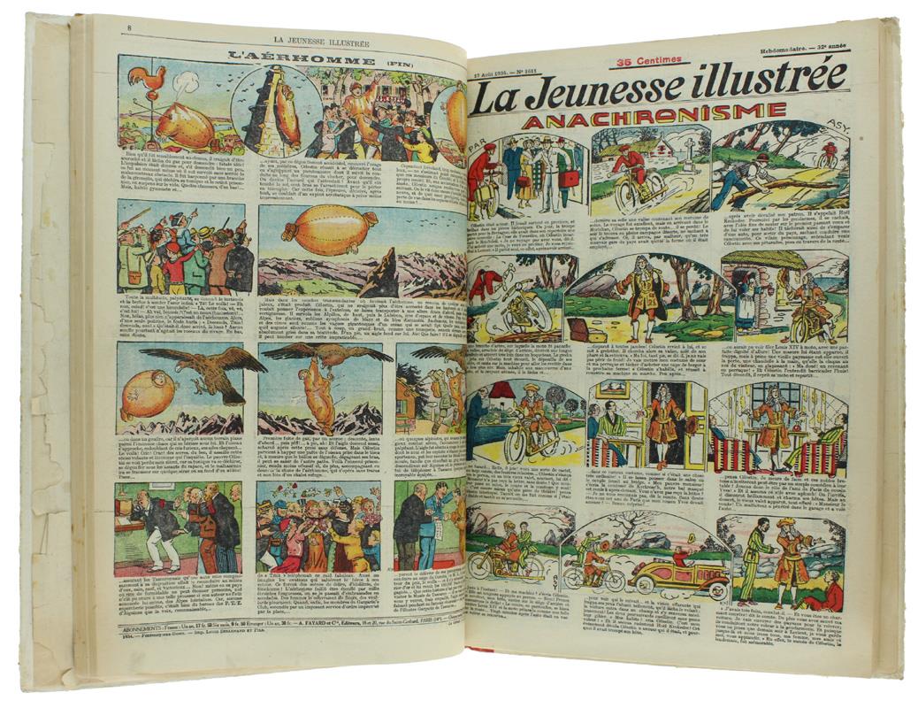 LA JEUNESSE ILLUSTRÉE - Album: de n°1599 du 27 Mai 1934 au n° 1652 du 2 Juin 1935