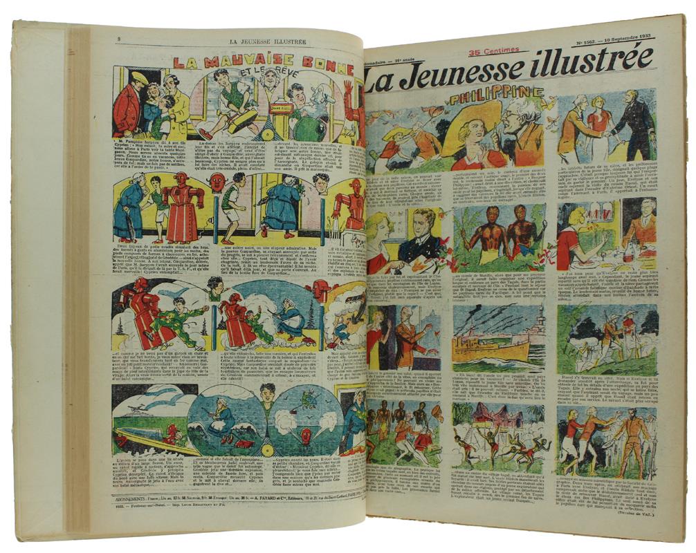 LA JEUNESSE ILLUSTRÉE - Album: de n°1547 du 28 Mai 1933 au n° 1598 du 20 May 1934