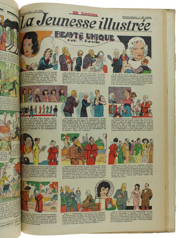LA JEUNESSE ILLUSTRÉE - Album: de n°1547 du 28 Mai 1933 au n° 1598 du 20 May 1934