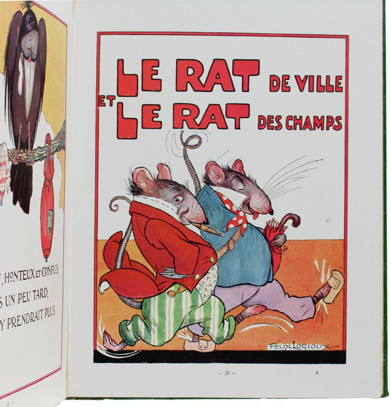 FABLES de La Fontaine. Illustrations de Félix Lorioux