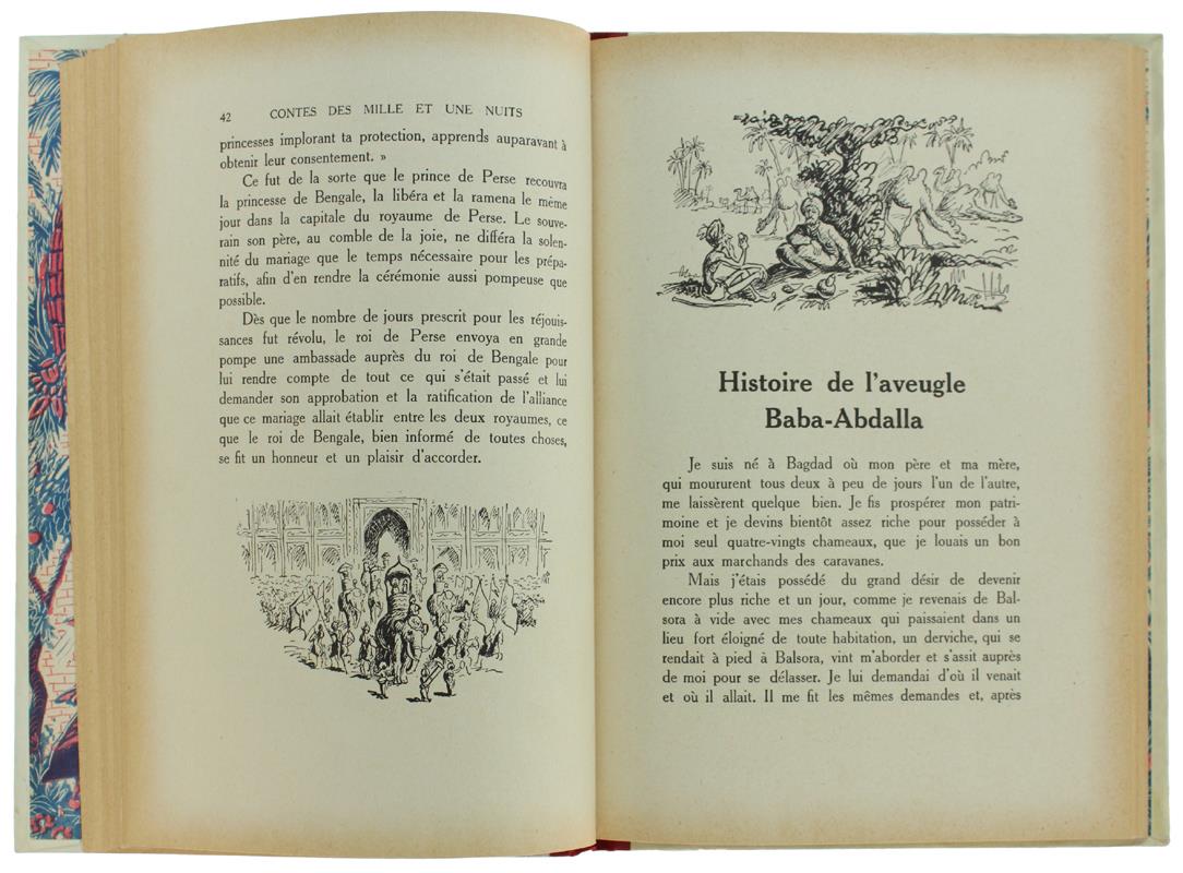CONTES DES MILLE ET UNE NUITS - Adaptation de Marguerite Reynier - Illustrations de Pierre Noury