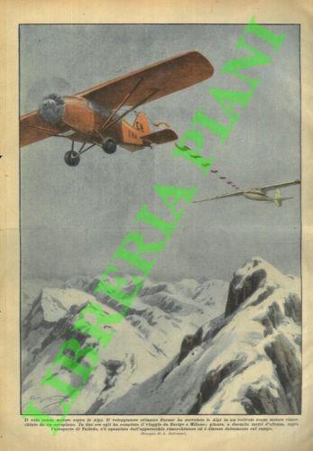 Alpi sorvolate da un velivolo senza motore, da Zurigo a Milano - A. Beltrame - copertina