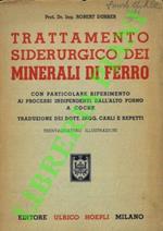 Trattamento siderurgico dei minerali di ferro. Con particolare riferimento ai processi indipendenti dall' altoforno a coche. Traduzione dei Dott. Ingg. Carli e Repetti
