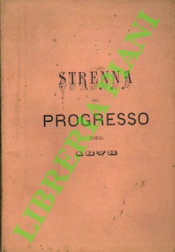 Strenna del Progresso. Pell'anno 1878. Repertorio di scienze, arti, industrie. commercio, agricoltura, economia domestica e varietà - copertina