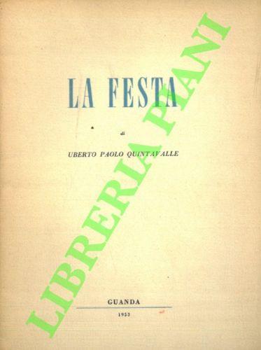 La festa - Umberto Quintavalle - copertina