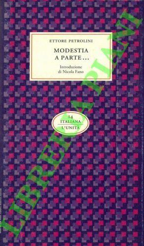 Modestia a parte . - Ettore Petrolini - copertina