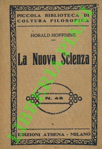 La nuova scienza - Harold Hoffding - copertina