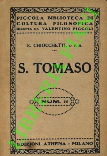 S. Tomaso - Emilio Chiocchetti - copertina