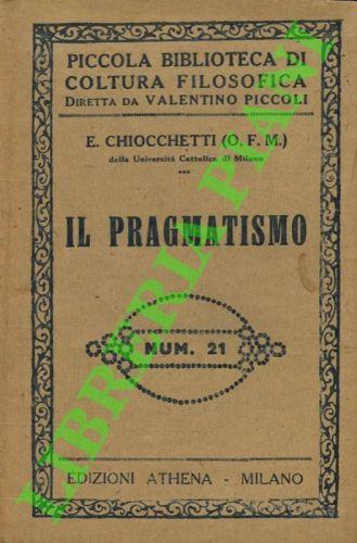 Il pragmatismo - Emilio Chiocchetti - copertina