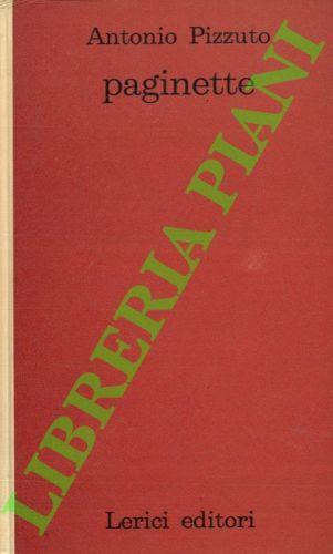 Paginette - Antonio Pizzuto - copertina