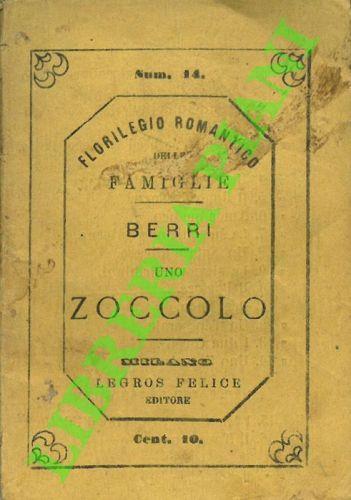 Uno zoccolo. Versione dal teesco di G. Berri - copertina