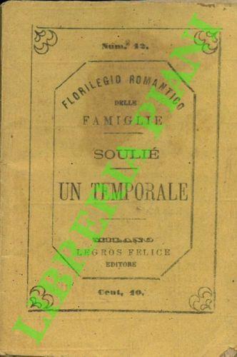 Un temporale - Frédéric Soulié - copertina