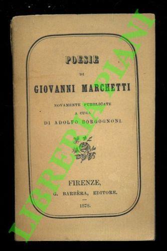 Poesie - Giovanni Marchetti - copertina