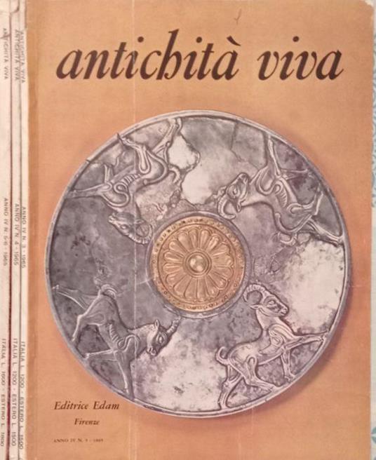 Antichità- Anno IV n.3,4,5-6 1965 - copertina