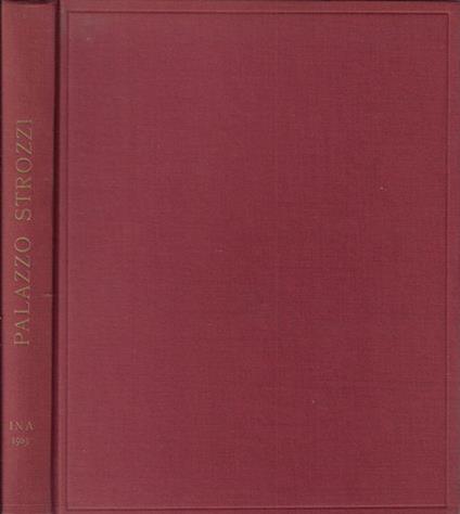 Palazzo Strozzi - Guido Pampaloni - copertina