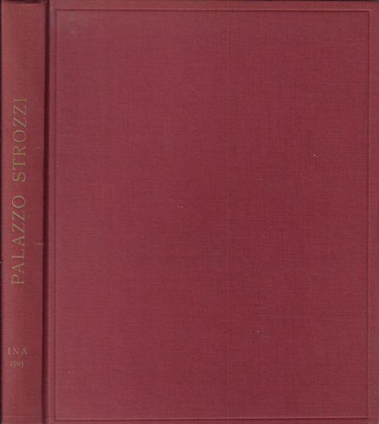 Palazzo Strozzi - Guido Pampaloni - copertina