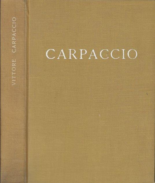 Vittore Carpaccio - Pietro Zampetti - copertina