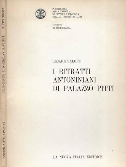 I ritratti antoniani di Palazzo Pitti - Cesare Saletti - copertina
