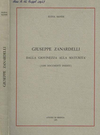 Giuseppe Zanardelli dalla giovinezza alla maturità (con documenti inediti) - copertina