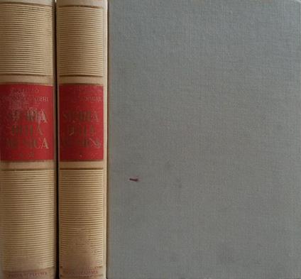 Storia della Musica. Vol. I e Vol. II - Giulio Confalonieri - copertina