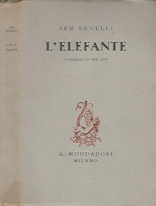 L' elefante - Sem Benelli - copertina
