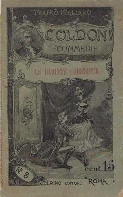 Le baruffe chiozzotte - Carlo Goldoni - copertina
