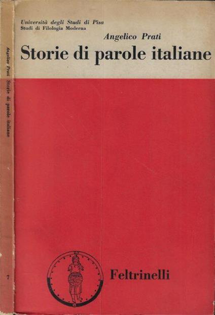 Storie di parole italiane - Angelico Prati - copertina