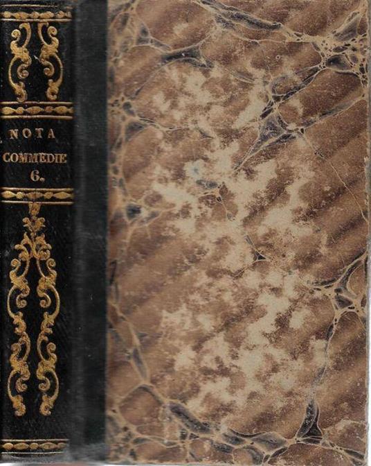 Commedie Volume sesto - Alberto Nota - copertina