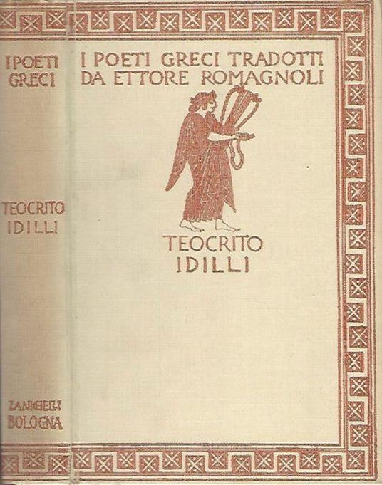 Idilli - Teocrito - copertina