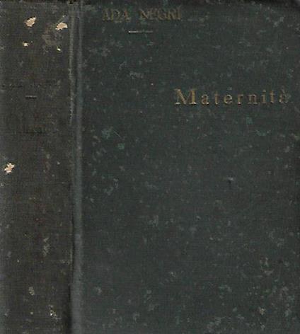 Maternità - Ada Negri - copertina