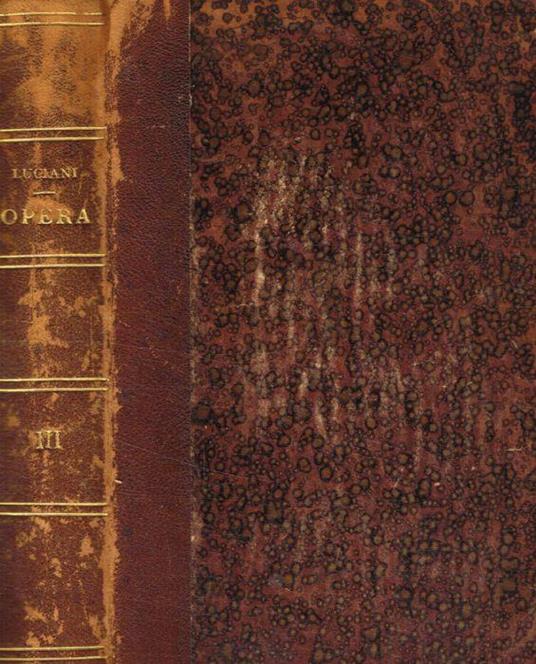 Samosatensis opera vol.III - Luciani - copertina