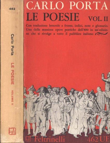 Le poesie Vol. II - Carlo Porta - copertina
